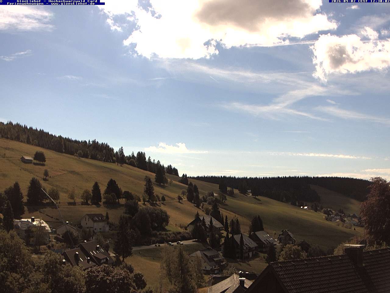 Archiv Foto Webcam Todtnau: Pension Glöcklehof