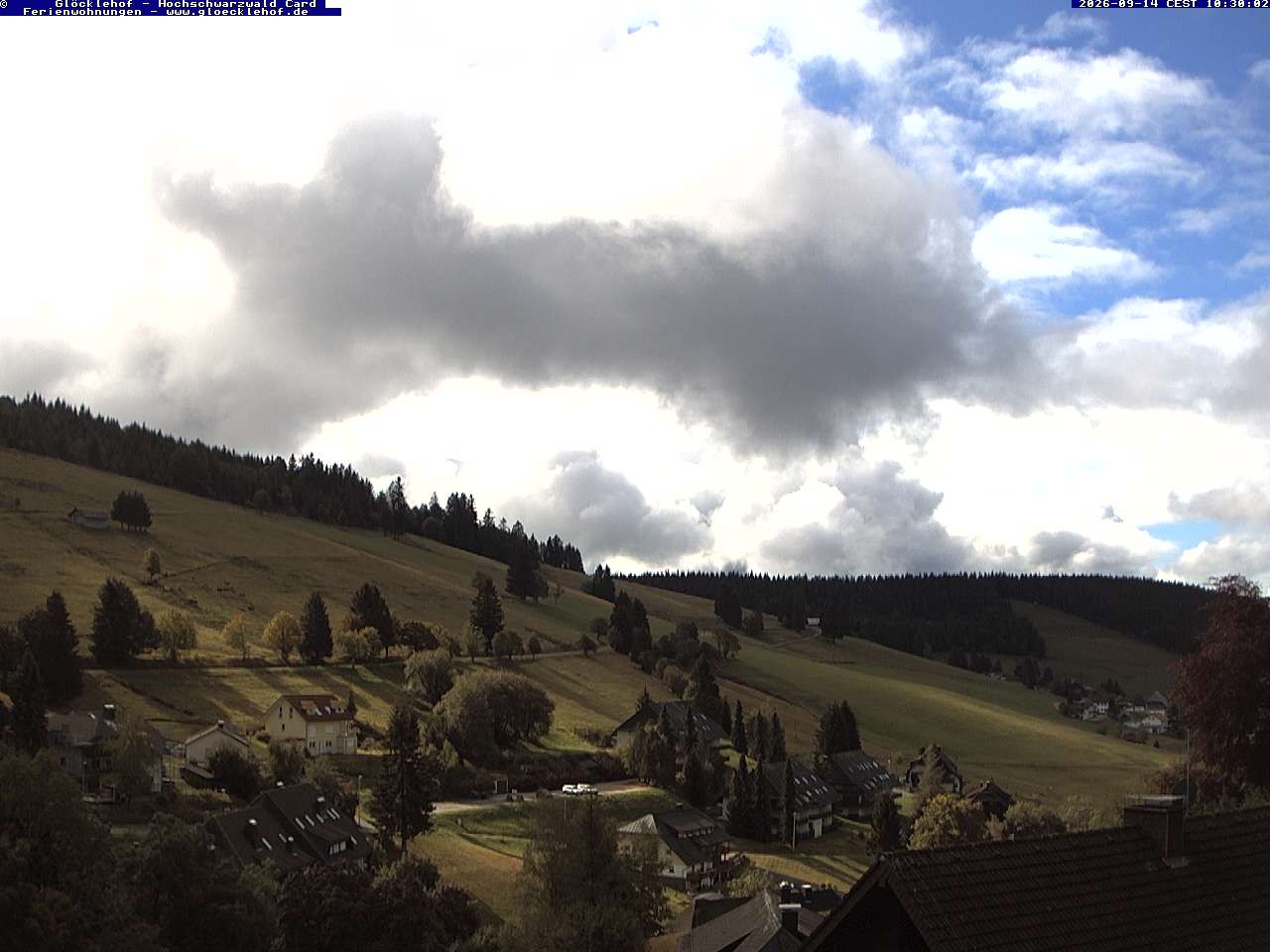 Archived image Webcam Todtnau: guest house Glöcklehof