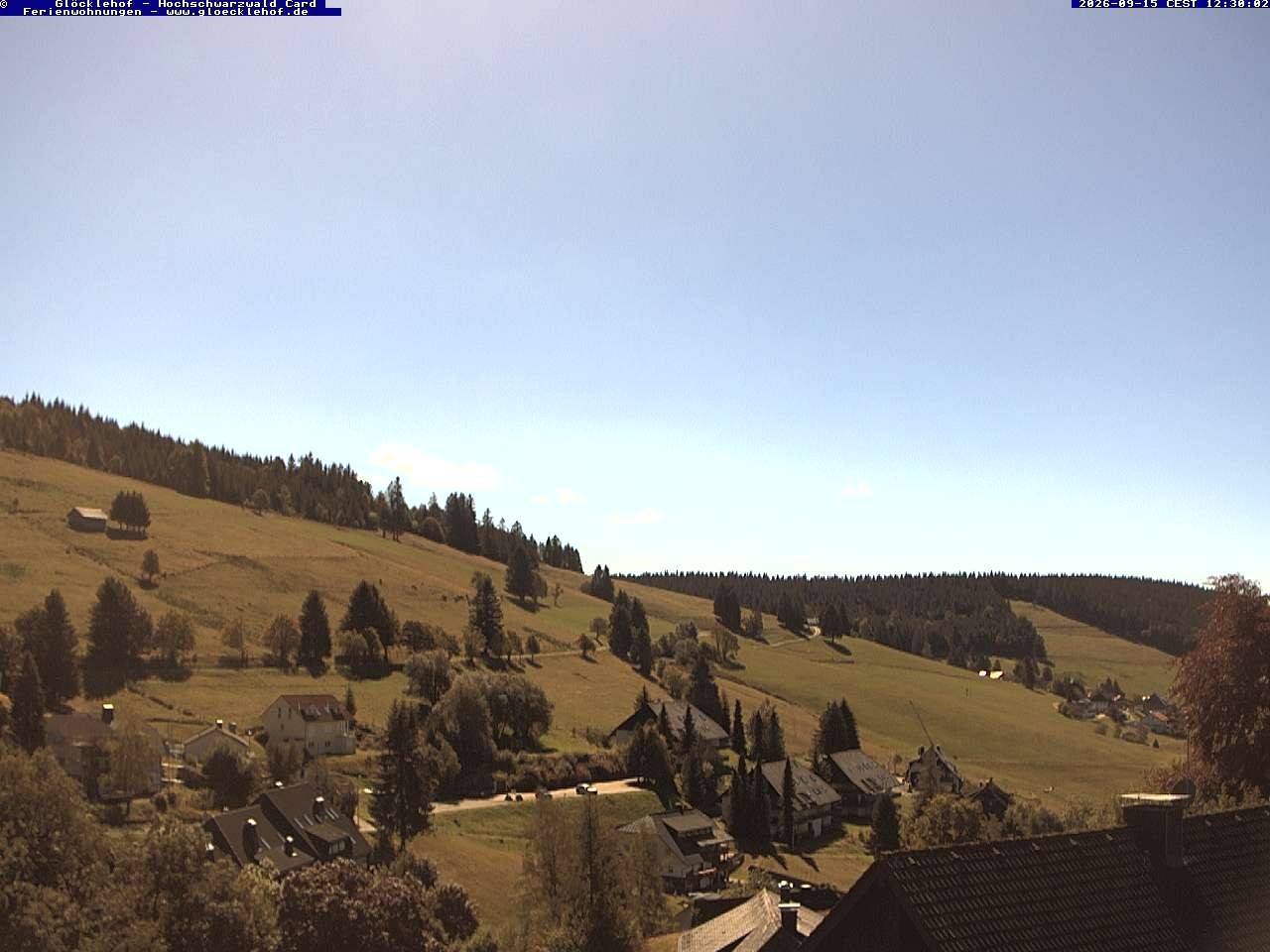 Archiv Foto Webcam Todtnau: Pension Glöcklehof