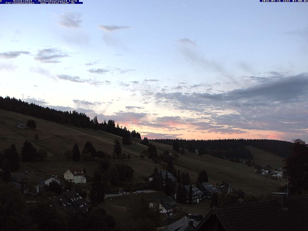 Archiv Foto Webcam Todtnau: Pension Glöcklehof