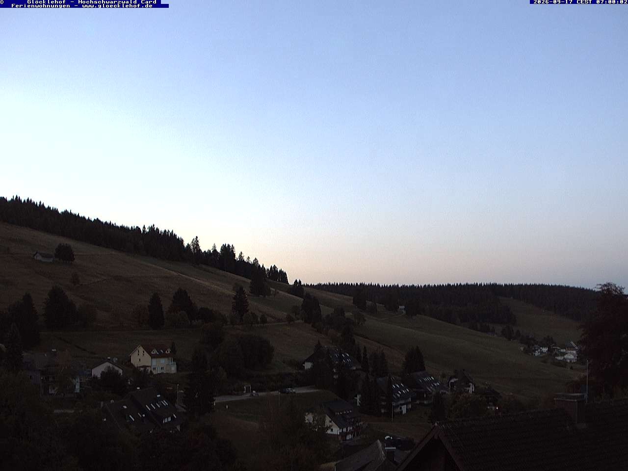 Archived image Webcam Todtnau: guest house Glöcklehof