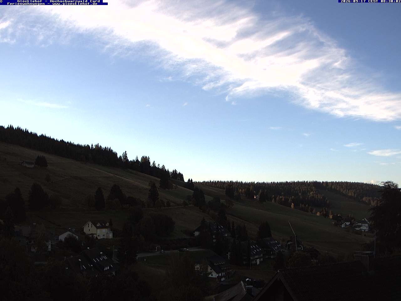 Archived image Webcam Todtnau: guest house Glöcklehof