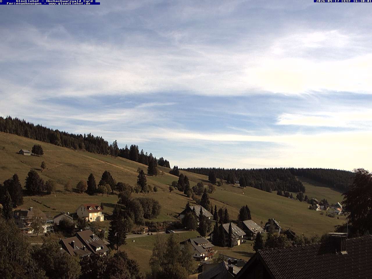Archived image Webcam Todtnau: guest house Glöcklehof