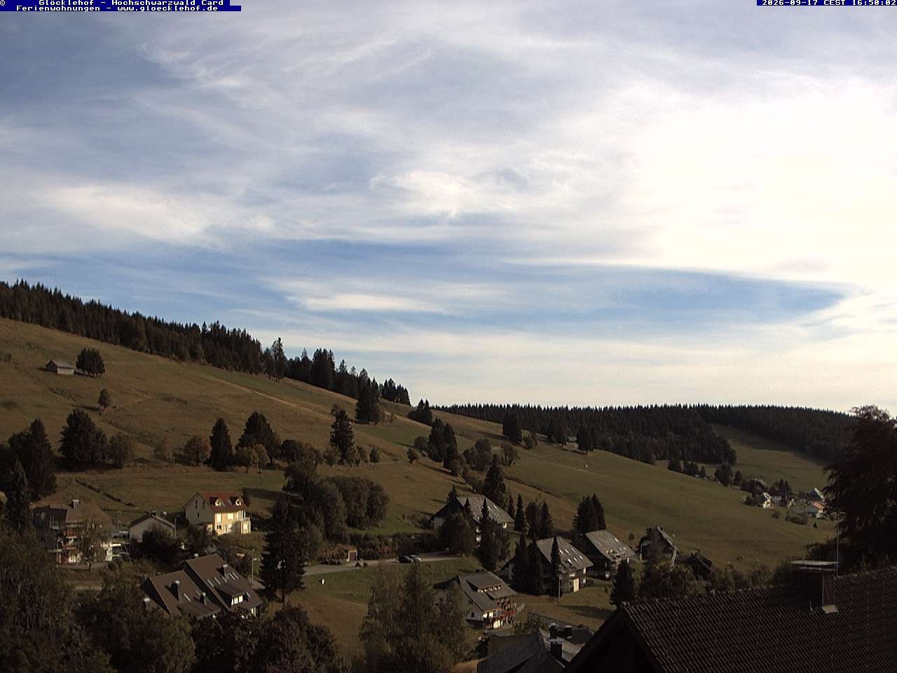 Archived image Webcam Todtnau: guest house Glöcklehof