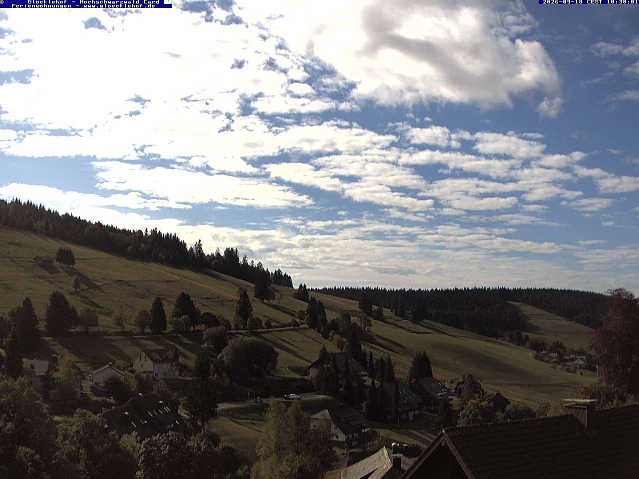 Archiv Foto Webcam Todtnau: Pension Glöcklehof