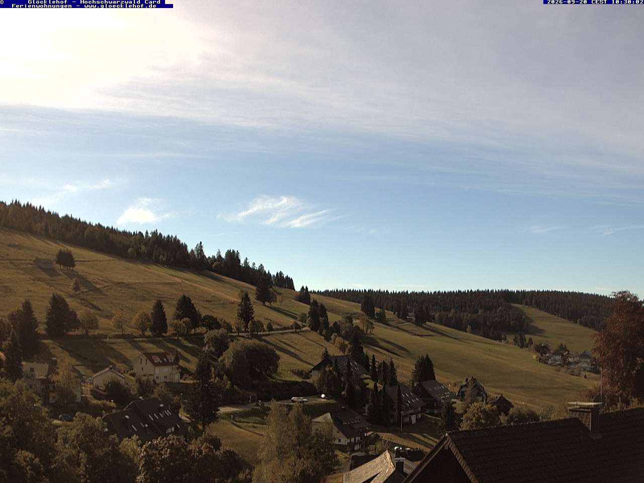 Archiv Foto Webcam Todtnau: Pension Glöcklehof