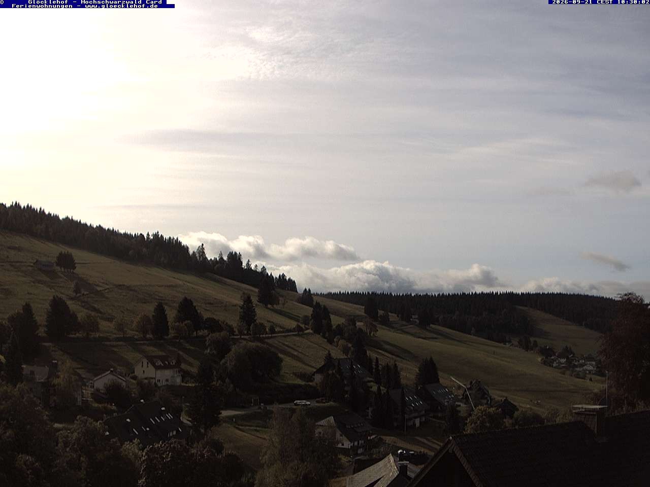 Archiv Foto Webcam Todtnau: Pension Glöcklehof