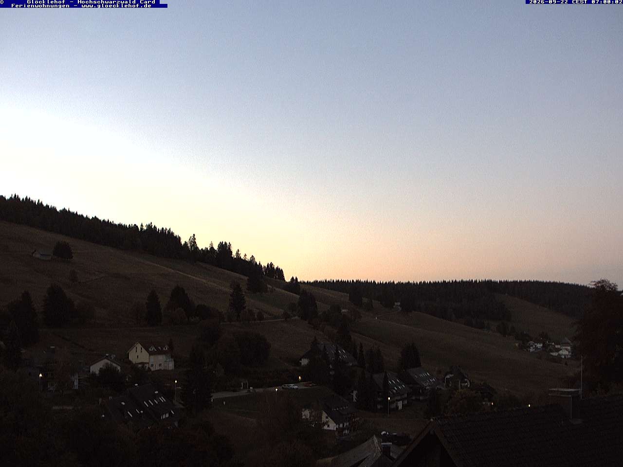 Archiv Foto Webcam Todtnau: Pension Glöcklehof