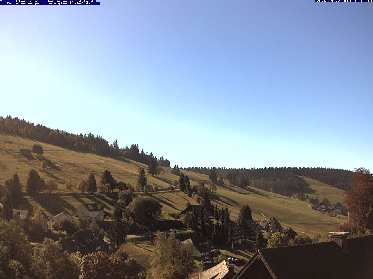 Archiv Foto Webcam Todtnau: Pension Glöcklehof