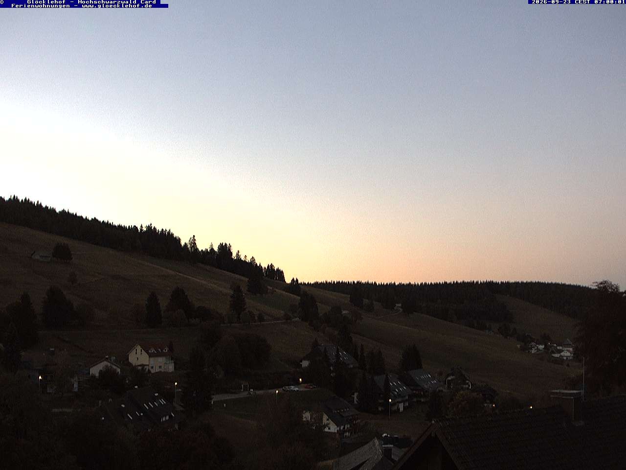 Archiv Foto Webcam Todtnau: Pension Glöcklehof