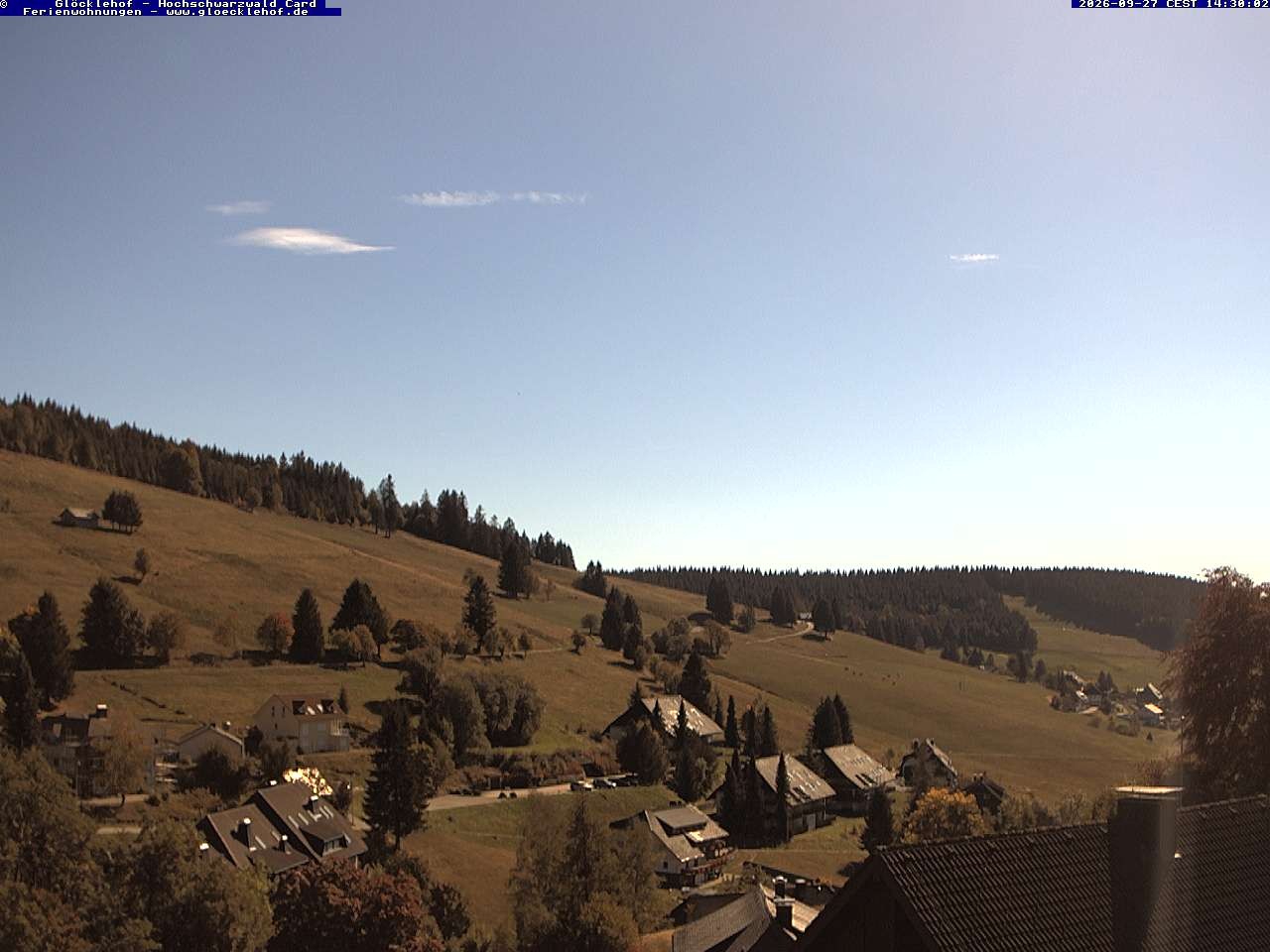 Archiv Foto Webcam Todtnau: Pension Glöcklehof