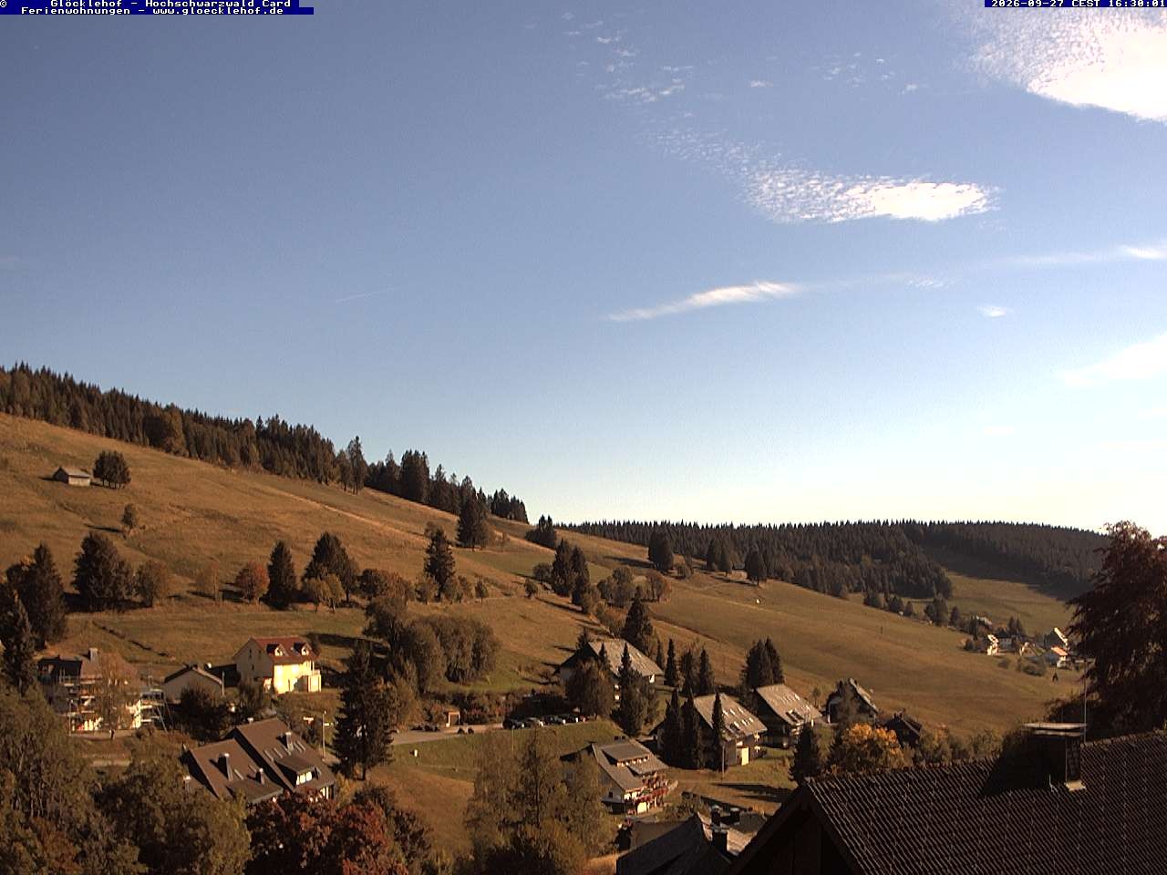 Archiv Foto Webcam Todtnau: Pension Glöcklehof