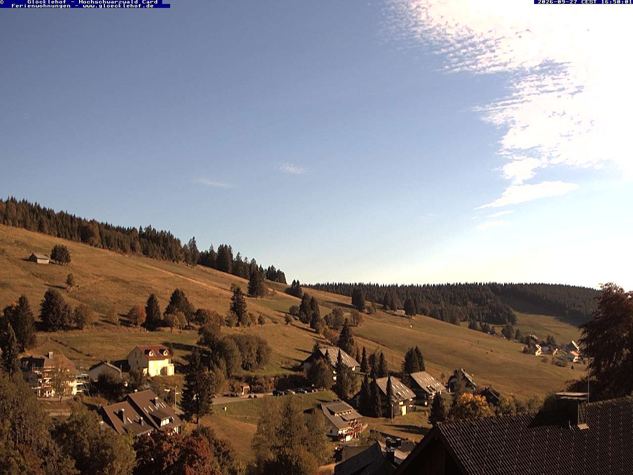 Archiv Foto Webcam Todtnau: Pension Glöcklehof