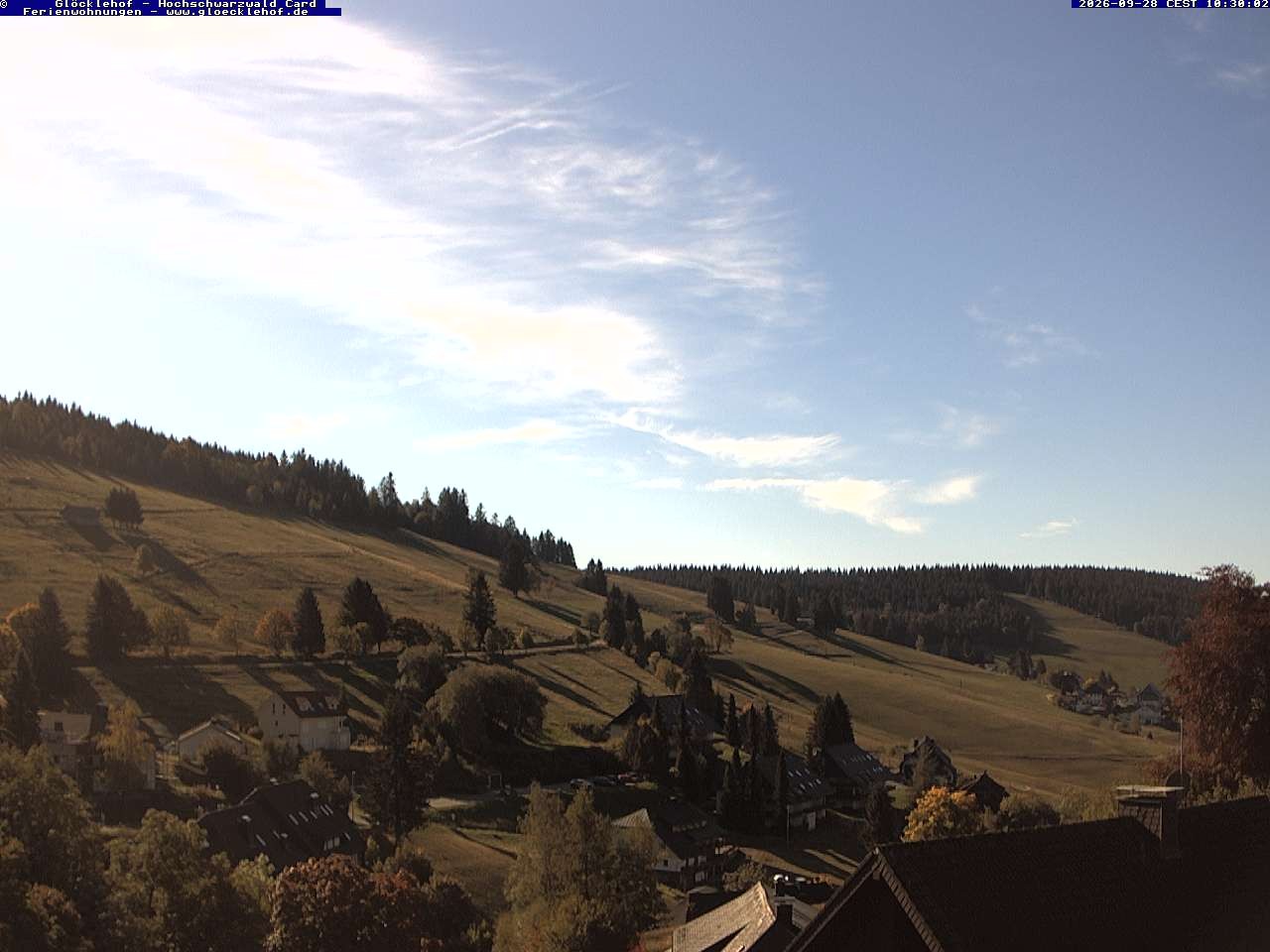 Archived image Webcam Todtnau: guest house Glöcklehof