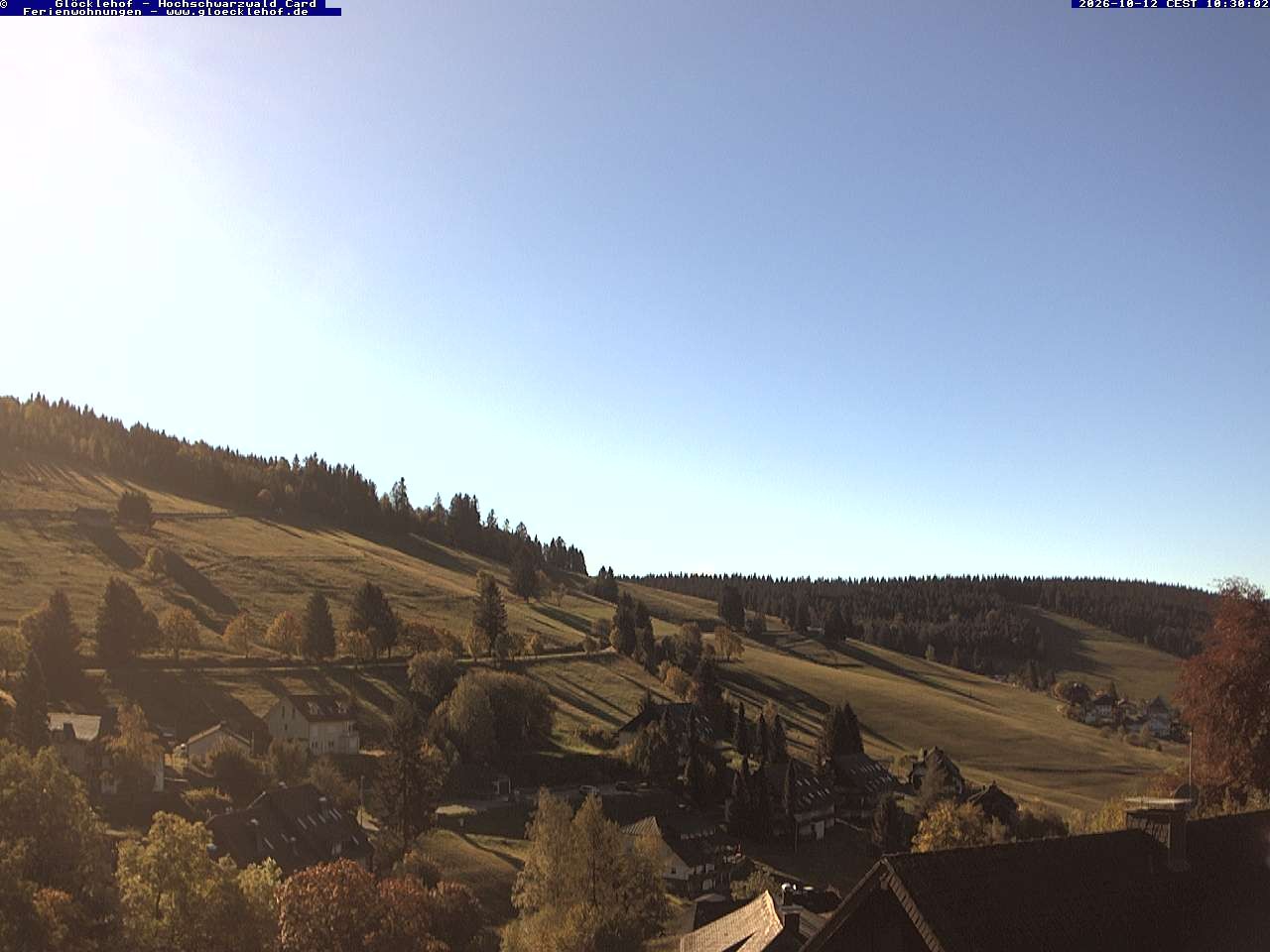 Archived image Webcam Todtnau: guest house Glöcklehof