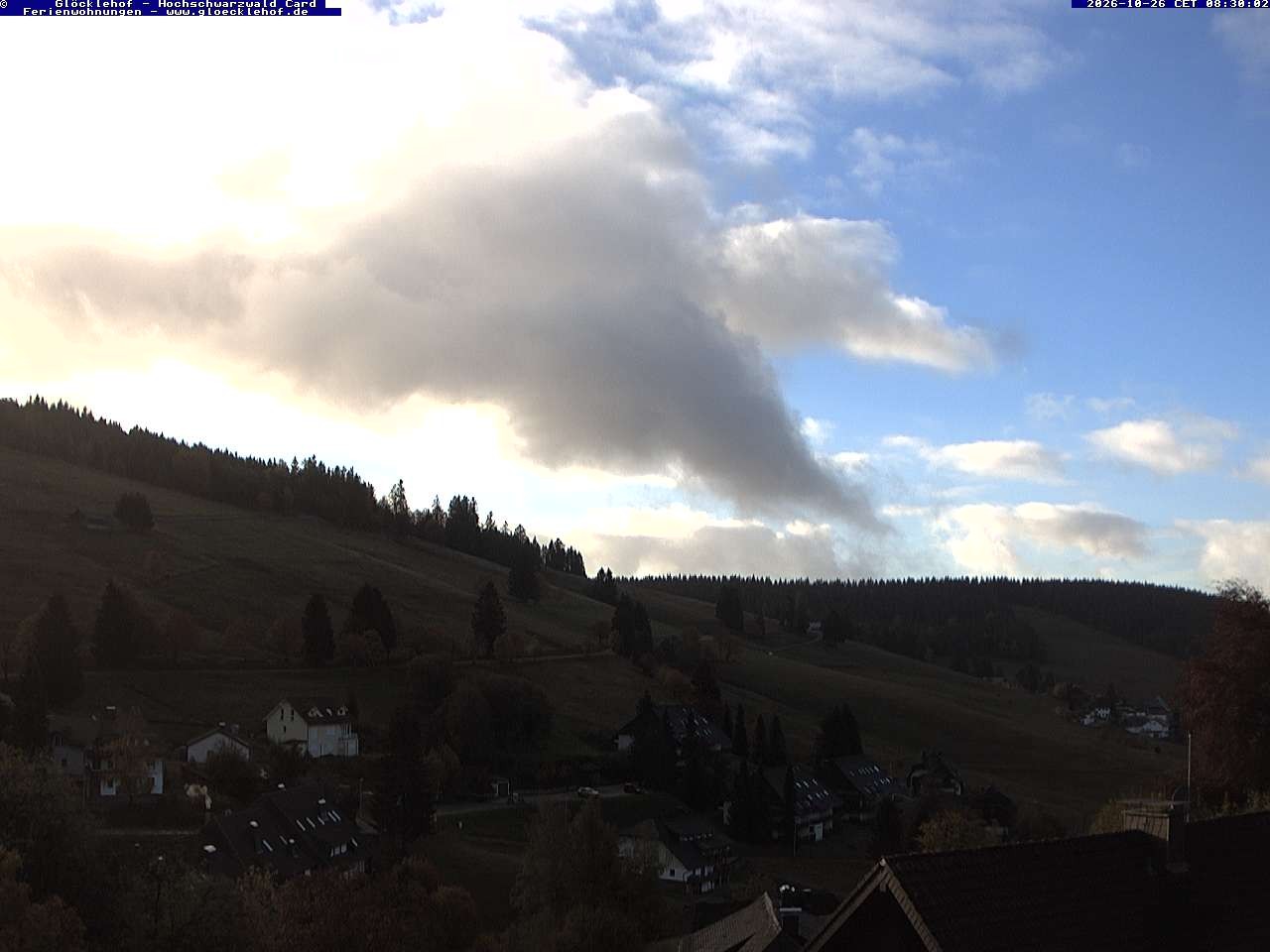 Archived image Webcam Todtnau: guest house Glöcklehof
