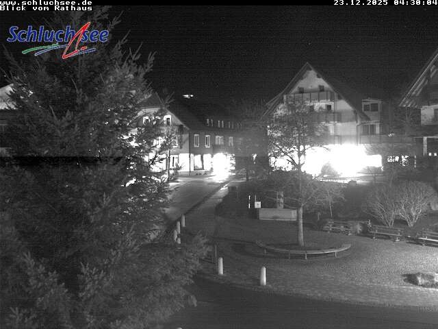 Archiv Foto Webcam Schluchsee: Rathausvorplatz