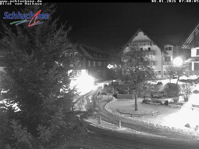 Archiv Foto Webcam Schluchsee: Rathausvorplatz