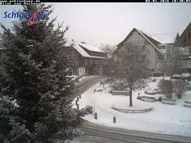 Archiv Foto Webcam Schluchsee: Rathausvorplatz
