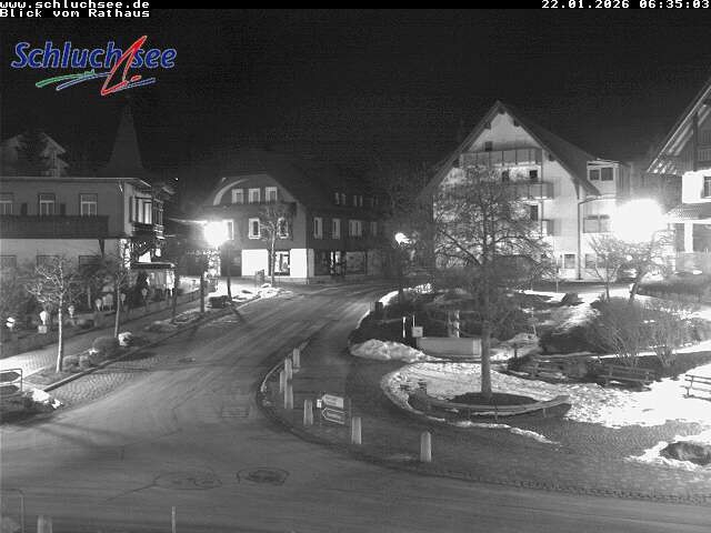 Archiv Foto Webcam Schluchsee: Rathausvorplatz