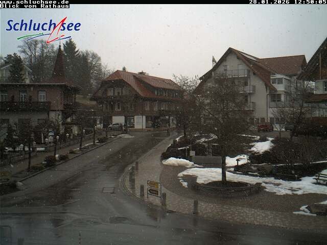 Archiv Foto Webcam Schluchsee: Rathausvorplatz