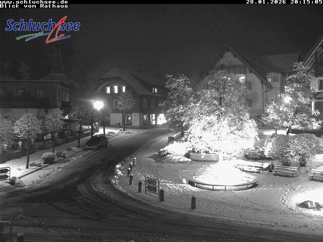 Archiv Foto Webcam Schluchsee: Rathausvorplatz