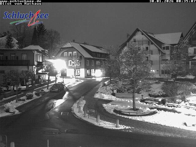 Archived image Webcam Schluchsee: Town hall