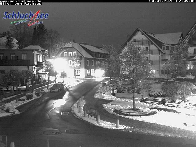 Archived image Webcam Schluchsee: Town hall
