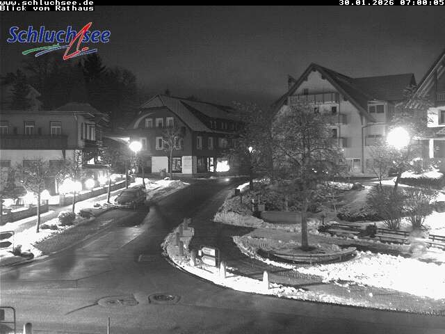 Archived image Webcam Schluchsee: Town hall
