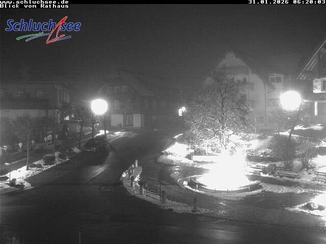 Archiv Foto Webcam Schluchsee: Rathausvorplatz