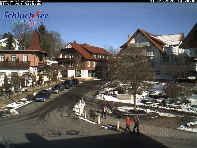 Archiv Foto Webcam Schluchsee: Rathausvorplatz