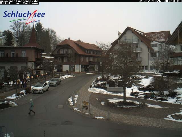 Archiv Foto Webcam Schluchsee: Rathausvorplatz