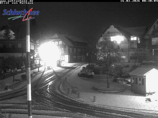 Archiv Foto Webcam Schluchsee: Rathausvorplatz