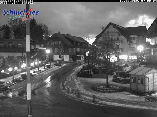 Archiv Foto Webcam Schluchsee: Rathausvorplatz