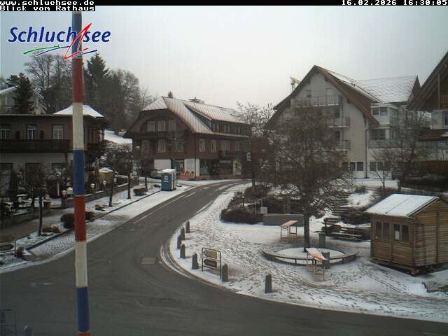 Archiv Foto Webcam Schluchsee: Rathausvorplatz