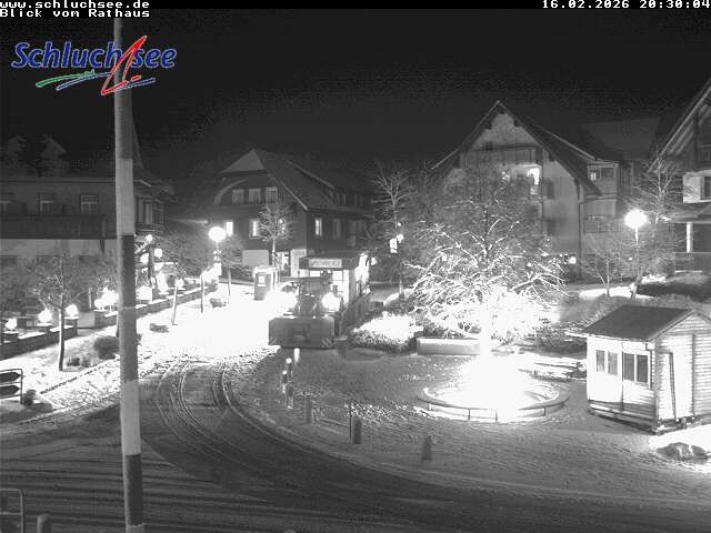 Archiv Foto Webcam Schluchsee: Rathausvorplatz