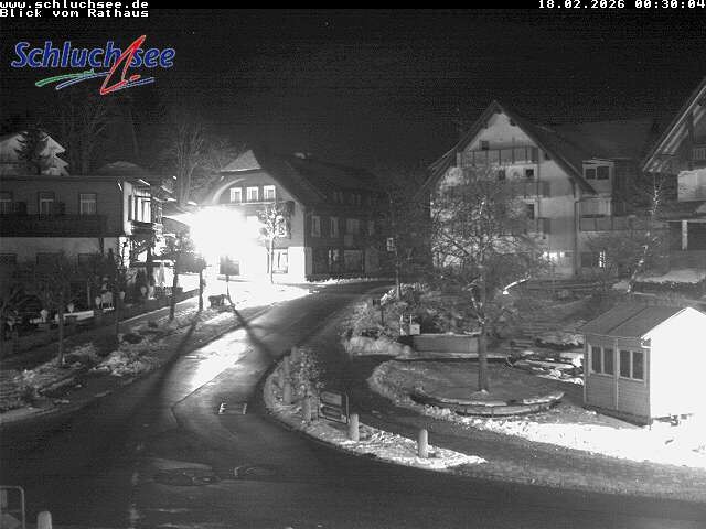 Archived image Webcam Schluchsee: Town hall