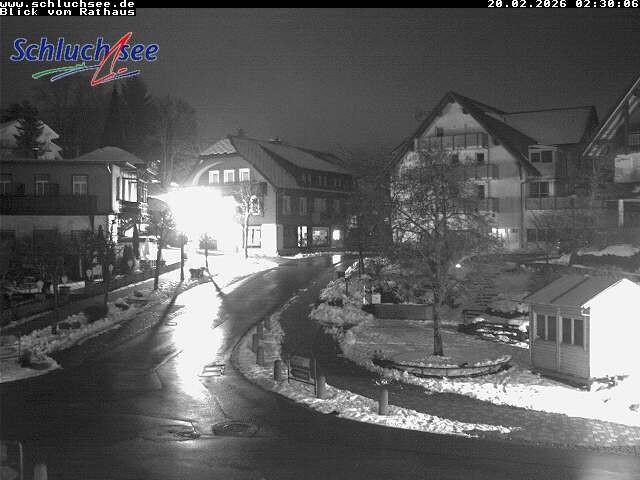 Archiv Foto Webcam Schluchsee: Rathausvorplatz