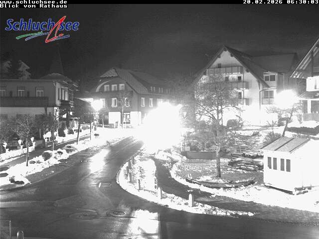 Archiv Foto Webcam Schluchsee: Rathausvorplatz