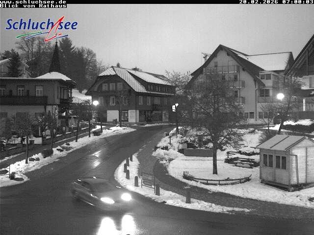 Archiv Foto Webcam Schluchsee: Rathausvorplatz