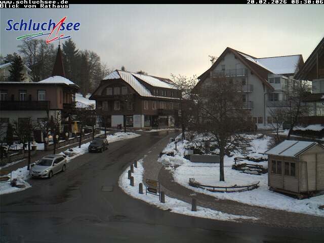 Archiv Foto Webcam Schluchsee: Rathausvorplatz