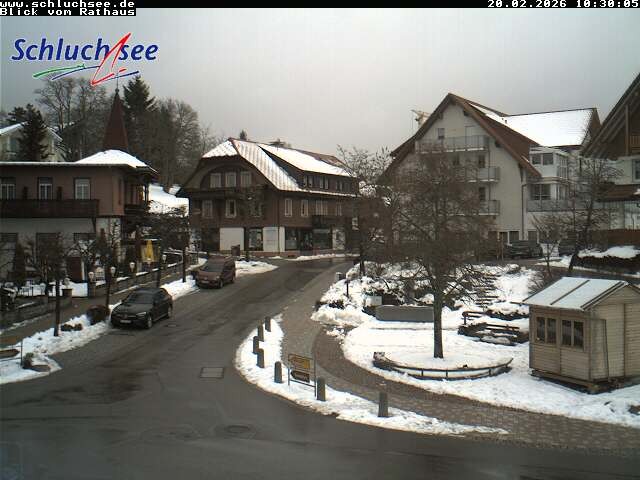 Archiv Foto Webcam Schluchsee: Rathausvorplatz