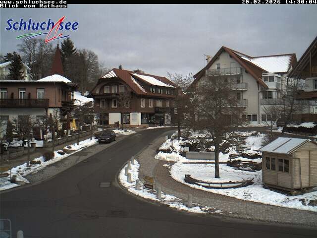 Archiv Foto Webcam Schluchsee: Rathausvorplatz