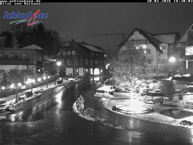 Archiv Foto Webcam Schluchsee: Rathausvorplatz