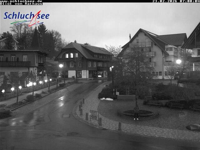 Archiv Foto Webcam Schluchsee: Rathausvorplatz