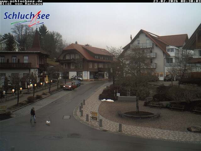Archiv Foto Webcam Schluchsee: Rathausvorplatz