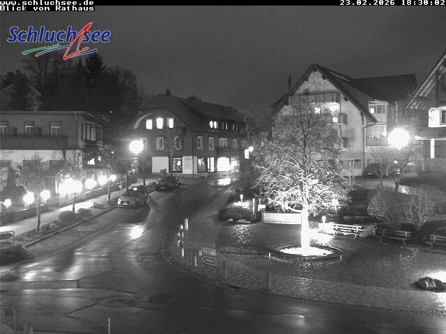 Archiv Foto Webcam Schluchsee: Rathausvorplatz