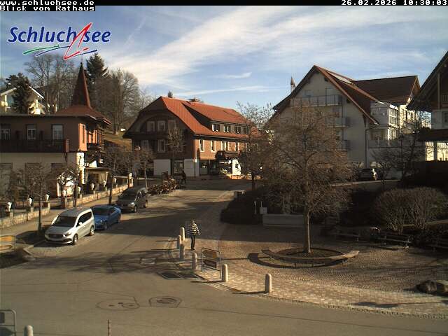 Archiv Foto Webcam Schluchsee: Rathausvorplatz