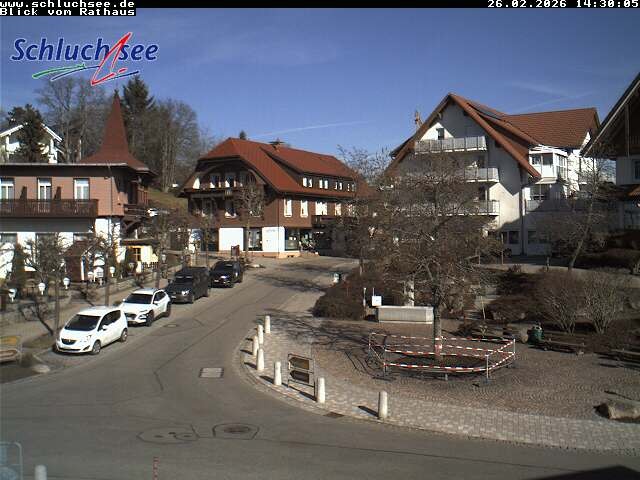 Archiv Foto Webcam Schluchsee: Rathausvorplatz