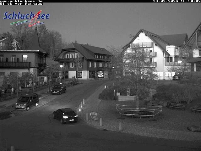 Archived image Webcam Schluchsee: Town hall